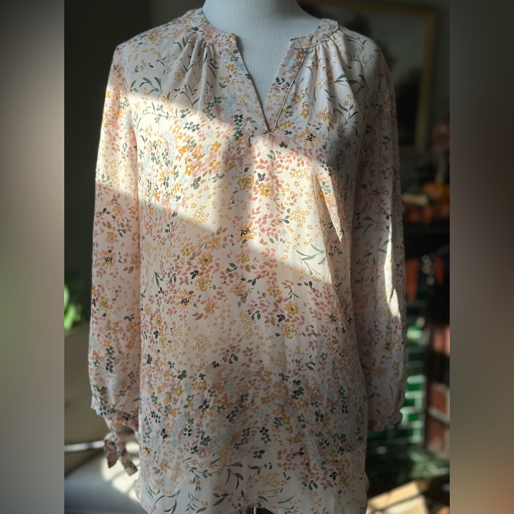 Cynthia Rowley floral blouse